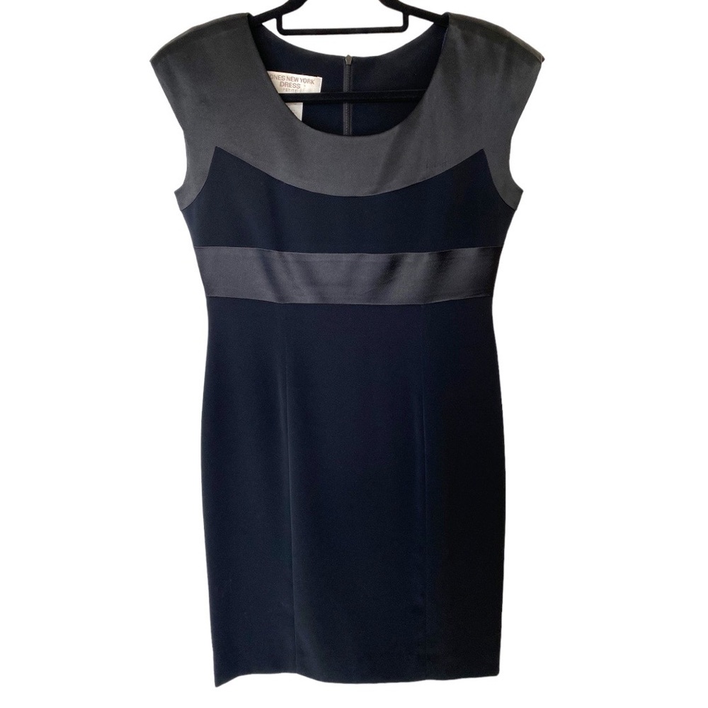 Vintage Formal Black Mini Dress size 8 Petite